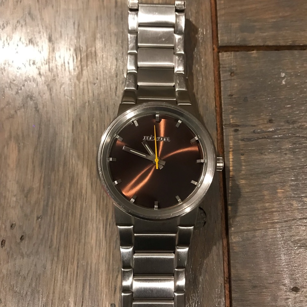 Nixon Cannon watch stainless steel